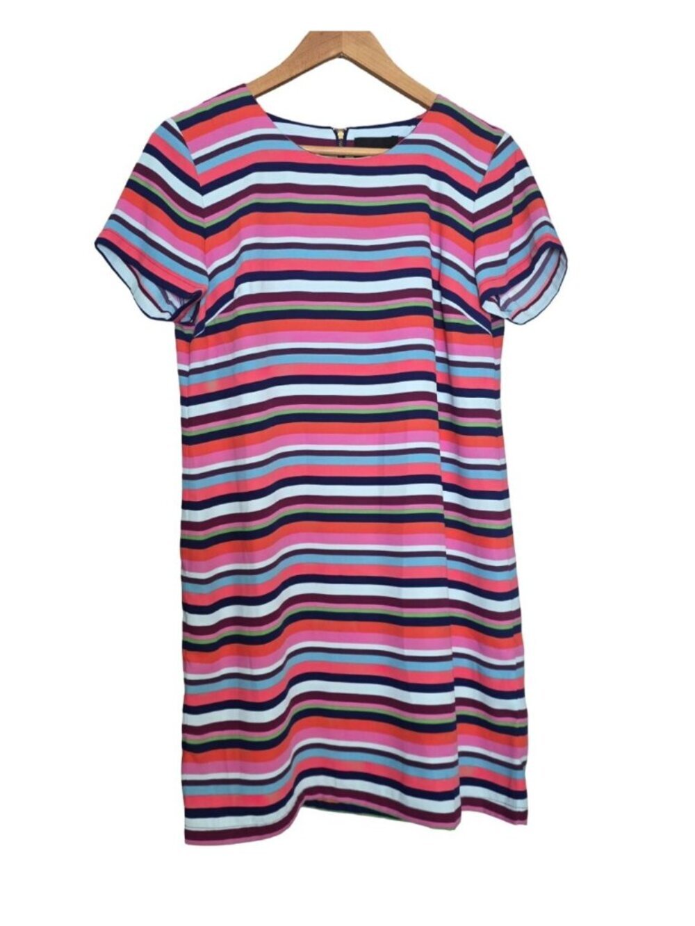 Women's - Cynthia Rowley Striped Short Sleeve Dress, Size 8
